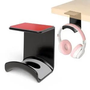 Game Headphone Stand for Desk Mini Headphone Hanger Holder with Strong Adhesive Game Headset Stand Headphone Holder-Under Desk Game Headphone Stand for Desk Mini Headphone Hanger Holder with Strong Adhesive Game Headset Stand Headphone Holder-Under Desk