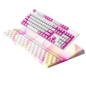 Keyboard Wrist Rest, Ergonomic Memory Foam Wrist Support for Typing & Gaming, Tilted Keyboard Pad, Aesthetic Desk Accessories for Office, Relief for Carpal Tunnel & Wrist Pain, Flowcolor Keyboard Wrist Rest, Ergonomic Memory Foam Wrist Support for Typing & Gaming, Tilted Keyboard Pad, Aesthetic Desk Accessories for Office, Relief for Carpal Tunnel & Wrist Pain, Flowcolor