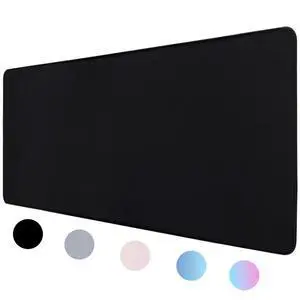 Desk Mat, Non-Slip Desk Pad Mat Protector, Large Desk Pad for Keyboard and Mouse, Black Desk Mousepad with Stitched Edges, Keyboard Pad for Game, Office(31.5×11.8 Inches) Desk Mat, Non-Slip Desk Pad Mat Protector, Large Desk Pad for Keyboard and Mouse, Black Desk Mousepad with Stitched Edges, Keyboard Pad for Game, Office(31.5×11.8 Inches)