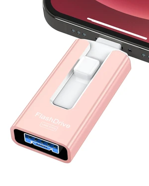 256GB USB Flash Drive for Phone and Pad, High Speed External USB Thumb Drives - Photo Storage Memory Stick for Save More Photos and Videos (Pink, 256GB) 256GB USB Flash Drive for Phone and Pad, High Speed External USB Thumb Drives - Photo Storage Memory Stick for Save More Photos and Videos (Pink, 256GB)