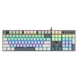 Aula S500 Wired Gaming Keyboard, 100% Full Size Mechanical Keyboard with Number Pad, 104 Keys, NKRO, RGB Backlits, Shine Through Keycaps, Ergonomic for PC E-Sports (Black&Blue, Blue Switch) Aula S500 Wired Gaming Keyboard, 100% Full Size Mechanical Keyboard with Number Pad, 104 Keys, NKRO, RGB Backlits, Shine Through Keycaps, Ergonomic for PC E-Sports (Black&Blue, Blue Switch)