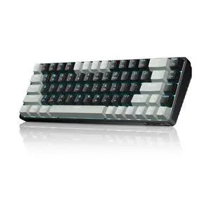 T68 60% Wireless Gaming Mechanical , 68 Keys Tri-Mode Bluetooth/2.4GHz/USB-C, Red Switch, RGB Backlit, Compact Design, N-Key Rollover for PC, Mac, Windows - Black & Gray T68 60% Wireless Gaming Mechanical , 68 Keys Tri-Mode Bluetooth/2.4GHz/USB-C, Red Switch, RGB Backlit, Compact Design, N-Key Rollover for PC, Mac, Windows - Black & Gray