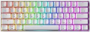 Mechanical Gaming Keyboard - 61 Keys Multi Color RGB Illuminated LED Backlit Wired Programmable for PC/Mac Gamer (Gateron Mechanical Black, White) Mechanical Gaming Keyboard - 61 Keys Multi Color RGB Illuminated LED Backlit Wired Programmable for PC/Mac Gamer (Gateron Mechanical Black, White)