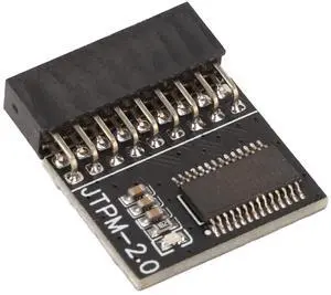 TPM2.0 Module, 18Pin TPM Module System Components Motherboards for for for from 100 Series Onwards are Supported TPM2.0 Module, 18Pin TPM Module System Components Motherboards for for for from 100 Series Onwards are Supported