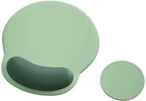 Ergonomic Mouse Pad with Wrist Rest,Mousepad with Wrist Support - Cute Gel Portable Mouse Pads for Desk Laptop,Computer,Office & Home Decor-(Green) Ergonomic Mouse Pad with Wrist Rest,Mousepad with Wrist Support - Cute Gel Portable Mouse Pads for Desk Laptop,Computer,Office & Home Decor-(Green)