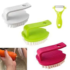 Vegetable Brush Vegetable Scrubber Brush and Fruit Scrubber Vegetable Brush Scrubber for Food,Veggie Wash Brush Vegetable Cleaner Brush Cute Kitchen Gadget and Vegetable Peeler Vegetable Brush Vegetable Scrubber Brush and Fruit Scrubber Vegetable Brush Scrubber for Food,Veggie Wash Brush Vegetable Cleaner Brush Cute Kitchen Gadget and Vegetable Peeler