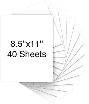 Cardstock 8.5 x 11 Inch 40 Sheets 190 gsm Heavyweight Card Stock Paper White Cardstock Printer Paper Perfect for Wedding Invitations, DIY Cards, Postcards, Photos, Art and Crafts Cardstock 8.5 x 11 Inch 40 Sheets 190 gsm Heavyweight Card Stock Paper White Cardstock Printer Paper Perfect for Wedding Invitations, DIY Cards, Postcards, Photos, Art and Crafts