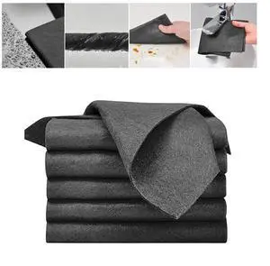 5PC Thickened Magic Cleaning Cloth, Reusable Microfiber Cleaning Rags for TV, Cars, Windows, Lint Free, Odorless, Machine Washable 5PC Thickened Magic Cleaning Cloth, Reusable Microfiber Cleaning Rags for TV, Cars, Windows, Lint Free, Odorless, Machine Washable