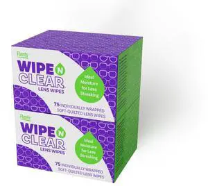 Lens Wipes, Wipe 'N Clear, Pre-Moistened & Streak-Free, 150 Count Lens Wipes, Wipe 'N Clear, Pre-Moistened & Streak-Free, 150 Count
