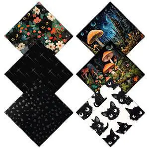 6 PCS Glasses Cleaning Cloth Eyeglass Lens Microfiber Cleaning Cloth Reusable Phone Screens Camera Cute Aesthetic Women Girls(6.3"x6.3")-Mushrooms Cat 6 PCS Glasses Cleaning Cloth Eyeglass Lens Microfiber Cleaning Cloth Reusable Phone Screens Camera Cute Aesthetic Women Girls(6.3"x6.3")-Mushrooms Cat