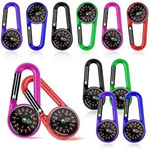 12 Pcs mini Compass Keychain for Kids Bulk, Small Pocket Magnetic Compass Survival Hiking for Outdoor Survival Camping Party Backpacking Accessory (Dark Colours) 12 Pcs mini Compass Keychain for Kids Bulk, Small Pocket Magnetic Compass Survival Hiking for Outdoor Survival Camping Party Backpacking Accessory (Dark Colours)