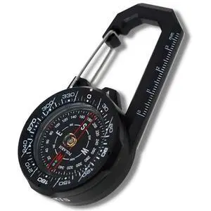 Tough Clip on Compass 60M Waterproof with Rotating Bezel Water Resistant for Outdoor Hiking Survival Backpack Climbing Orienteering Backpacking Accessories Tough Clip on Compass 60M Waterproof with Rotating Bezel Water Resistant for Outdoor Hiking Survival Backpack Climbing Orienteering Backpacking Accessories