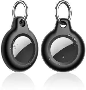 Waterproof Airtag Holder,2 Pack Air tag Keychain,Hard PC+TPU Full Body Protective Case with Loop Key Ring for Apple Tags,IPX8 Cover for Wallet,Luggage,Cat,Dog,Pets,for Item Finder(Black) Waterproof Airtag Holder,2 Pack Air tag Keychain,Hard PC+TPU Full Body Protective Case with Loop Key Ring for Apple Tags,IPX8 Cover for Wallet,Luggage,Cat,Dog,Pets,for Item Finder(Black)