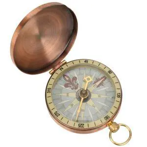 Vintage Pocket Compass, Classic Camping Watch Flip Navigation Retro Vintage Pocket Compass, Classic Camping Watch Flip Navigation Retro