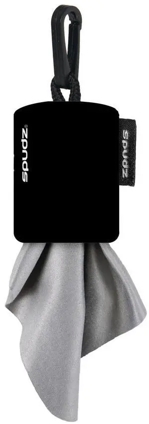 Ultra Microfiber Lens Cleaner with Closeable Bottom Clip-On Pouch, Washable for Binoculars, Scopes, Glasses, Screens | Ultra Black, 6 x 6 Inch Ultra Microfiber Lens Cleaner with Closeable Bottom Clip-On Pouch, Washable for Binoculars, Scopes, Glasses, Screens | Ultra Black, 6 x 6 Inch