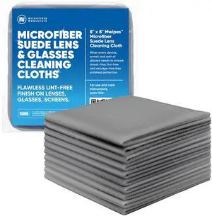 Cleaning Cloth by Microfiber Wholesale | Gray | 8x8 | 10pk | Soft Microfiber Suede | Compact Size Reusable | No Lint Scratch-Free Durable | Lenses Screens iPads Cleaning Cloth by Microfiber Wholesale | Gray | 8x8 | 10pk | Soft Microfiber Suede | Compact Size Reusable | No Lint Scratch-Free Durable | Lenses Screens iPads