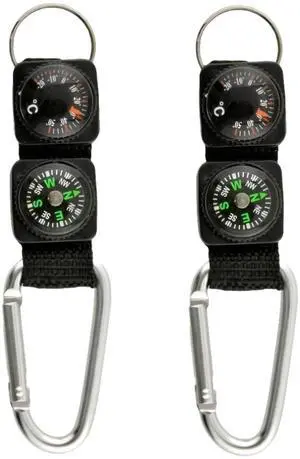 2Pcs Black Carabiner Key Chain Compass Thermometer Metal Camping Outdoor Gadgets Hiking Survival to Multifunctional O0R8 Mountaineering Sports and Outdoor Recreation Accessories 2Pcs Black Carabiner Key Chain Compass Thermometer Metal Camping Outdoor Gadgets Hiking Survival to Multifunctional O0R8 Mountaineering Sports and Outdoor Recreation Accessories