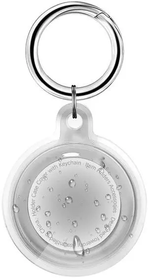 IPX8 Waterproof for Airtag Holder, for Apple for Airtags with Keychain,for Air Tag Case for Luggage, Dog Collar, Keys, Anti-Scratch Full Body Protective for Air Tags Holder, Clear IPX8 Waterproof for Airtag Holder, for Apple for Airtags with Keychain,for Air Tag Case for Luggage, Dog Collar, Keys, Anti-Scratch Full Body Protective for Air Tags Holder, Clear