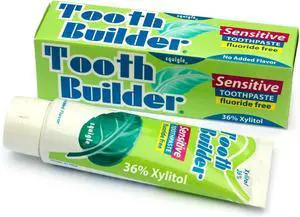 Tooth Builder SLS Free Toothpaste (Stops Tooth Sensitivity) Prevents Canker Sores, Cavities, Perioral Dermatitis, Bad Breath, Chapped Lips, 4 oz (4 Ounce (Pack of 1), Unflavored) Tooth Builder SLS Free Toothpaste (Stops Tooth Sensitivity) Prevents Canker Sores, Cavities, Perioral Dermatitis, Bad Breath, Chapped Lips, 4 oz (4 Ounce (Pack of 1), Unflavored)