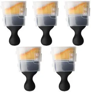 5-piece mini Cleaning Brush Set, Soft Bristle Detail Brush, Suitable for car Interior, Dashboard, Ventilation, Keyboard, Leather Surface with Protective Cover 5-piece mini Cleaning Brush Set, Soft Bristle Detail Brush, Suitable for car Interior, Dashboard, Ventilation, Keyboard, Leather Surface with Protective Cover