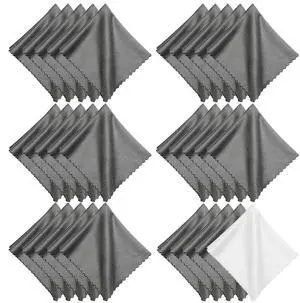 Eyeglass Cleaning Cloths, 30 Pack, 6 x 7 Inch, Glasses Cloth Eyeglass Cleaning Cloths, 30 Pack, 6 x 7 Inch, Glasses Cloth