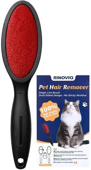 1 Pack Magic Lint Remover Brush for Pet Hair, Reusable 2-Sided Lint Brush for Clothes, Bedding, Carpet & Furniture, No Sticky Lint Roller Refills Needed 1 Pack Magic Lint Remover Brush for Pet Hair, Reusable 2-Sided Lint Brush for Clothes, Bedding, Carpet & Furniture, No Sticky Lint Roller Refills Needed