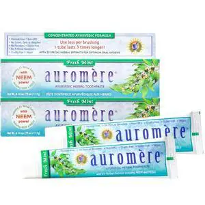 Ayurvedic Herbal Neem & Clove Toothpaste - Fresh Mint, 2 Pack Ayurvedic Herbal Neem & Clove Toothpaste - Fresh Mint, 2 Pack