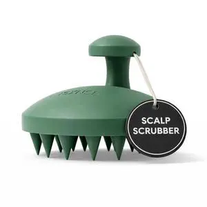 Revive Silicone Scalp Massager, Forest - Manual Hair & Scalp Scrubber for Dandruff, Buildup, Itch, & Hair Growth - Soft Exfoliating Silicone Bristles for Wet & Dry Hair, Flake-Free Finish Revive Silicone Scalp Massager, Forest - Manual Hair & Scalp Scrubber for Dandruff, Buildup, Itch, & Hair Growth - Soft Exfoliating Silicone Bristles for Wet & Dry Hair, Flake-Free Finish