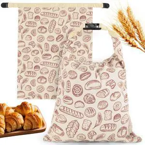 2 PACK Beeswax Sourdough Bread Bags for Homemade Bread, Reusable Cotton Beeswax Bread Bag Portable Waxed Storage All Natural Bees Wax Linen Bag Keep Fresh,13''×17'', 02 2 PACK Beeswax Sourdough Bread Bags for Homemade Bread, Reusable Cotton Beeswax Bread Bag Portable Waxed Storage All Natural Bees Wax Linen Bag Keep Fresh,13''×17'', 02
