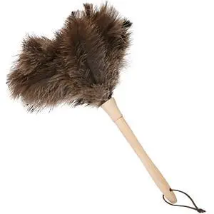 Ostrich Duster Fluffy Natural Feather Dusters with Wooden Handle Ostrich Duster Fluffy Natural Feather Dusters with Wooden Handle