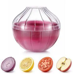 Reusable Onion & Tomato Storage Containers, Fruit and Vegetable Keeper Saver for Fridge Onions Keeper for Refrigerator Onions Holder Storage Vegetable Crisper Makes Food Stays Fresh Longer Reusable Onion & Tomato Storage Containers, Fruit and Vegetable Keeper Saver for Fridge Onions Keeper for Refrigerator Onions Holder Storage Vegetable Crisper Makes Food Stays Fresh Longer