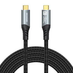 240W USB C to USB C Cable 4FT, 20Gbps High Speed USB C Cable with 8K@60Hz Display, PD3.1 Fast Charging Cord Type C for iPhone 17/16/15 Pro Max,MacBook Pro/Air M3, Samsung Galaxy S26/S25 240W USB C to USB C Cable 4FT, 20Gbps High Speed USB C Cable with 8K@60Hz Display, PD3.1 Fast Charging Cord Type C for iPhone 17/16/15 Pro Max,MacBook Pro/Air M3, Samsung Galaxy S26/S25