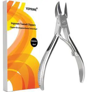 Toenail Clippers for Thick and Ingrown Nails, Curved Blade Toenail Clippers for Thick and Ingrown Nails, Curved Blade
