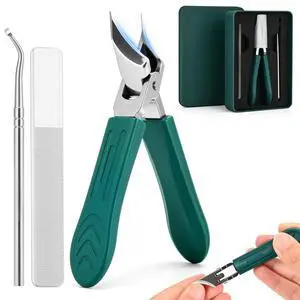 Upgraded Eagle Beak Beveled Nail Clippers, Long Handle Wide Jaw Slanted Nail Clipper, Eagle Beak Angled Edge Nail Clippers 3-Piece Set, Wide Jaw Opening Anti-Splash Nail Clipper for Men Women(Green) Upgraded Eagle Beak Beveled Nail Clippers, Long Handle Wide Jaw Slanted Nail Clipper, Eagle Beak Angled Edge Nail Clippers 3-Piece Set, Wide Jaw Opening Anti-Splash Nail Clipper for Men Women(Green)