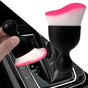 Car Interior Dust Brush, Auto Detailing Brush, Soft Bristles Car Cleaning Brushes, Tool for Air Conditioner Vents, Leather, Computer, Scratch Free, Car Interior Accessories Car Interior Dust Brush, Auto Detailing Brush, Soft Bristles Car Cleaning Brushes, Tool for Air Conditioner Vents, Leather, Computer, Scratch Free, Car Interior Accessories