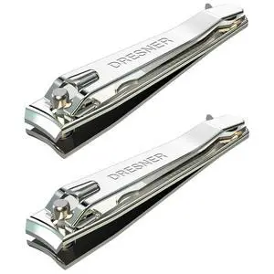 2PCS Stainless Steel Nail Clippers Set, Fingernail & Toenail Clippers 2PCS Stainless Steel Nail Clippers Set, Fingernail & Toenail Clippers