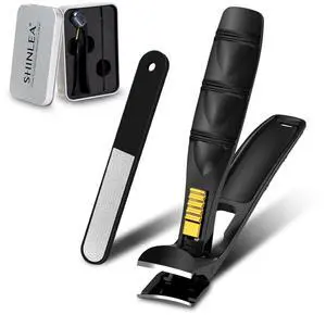 Nail Clippers for Seniors Thick Toenail, Professional Fingernail Toenail Clippers with Catcher, Sharp Wide Opening and Long Handle Nail Cutter for Men Women, Black Nail Clippers for Seniors Thick Toenail, Professional Fingernail Toenail Clippers with Catcher, Sharp Wide Opening and Long Handle Nail Cutter for Men Women, Black