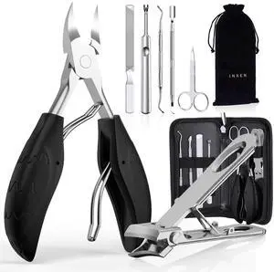 Clippers for Seniors Thick Toenails, Sharp Toe Nail Clippers Set for Men Women, Heavy Duty Fingernail Clipper Pedicure Tools for Feet, Professional Manicure and Pedicure Kit with Nail Scissors Clippers for Seniors Thick Toenails, Sharp Toe Nail Clippers Set for Men Women, Heavy Duty Fingernail Clipper Pedicure Tools for Feet, Professional Manicure and Pedicure Kit with Nail Scissors