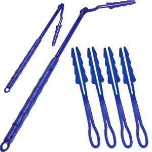 Handles Compatible with Swiffer Duster Refill, Swiffer Duster Extended Handle,Foldable & Extendable Dust Handle Only(Blue 5pcs) Handles Compatible with Swiffer Duster Refill, Swiffer Duster Extended Handle,Foldable & Extendable Dust Handle Only(Blue 5pcs)