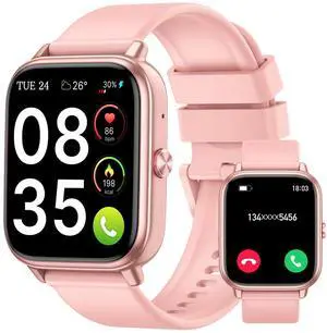 Smart Watch for Men Women (Answer/Make Calls), 1.83" HD Touchscreen Fitness Tracker, 480Hrs Playtime,112+ Sports Modes,Fitness &Tracker,Health,Sleep,Fitness Watch for Android/iOS,IP68 Waterproof,Pink Smart Watch for Men Women (Answer/Make Calls), 1.83" HD Touchscreen Fitness Tracker, 480Hrs Playtime,112+ Sports Modes,Fitness &Tracker,Health,Sleep,Fitness Watch for Android/iOS,IP68 Waterproof,Pink