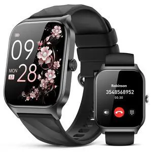 Smart Watch for Women Men,(Answer/Make Call) 1.83'' Fitness Activity Tracker Smartwatch for Android iPhone iOS Compatible,IP68 Waterproof Step Counter Watch with Sleep Monitor, 2 Traps Smart Watch for Women Men,(Answer/Make Call) 1.83'' Fitness Activity Tracker Smartwatch for Android iPhone iOS Compatible,IP68 Waterproof Step Counter Watch with Sleep Monitor, 2 Traps