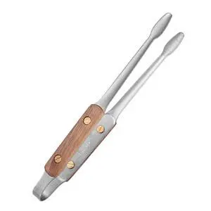 Tweezers for Cooking - Reptile Feeding Tongs for Gecko, Bearded Dragon, Snake - Long Forceps for Aquarium Plant (Silvery Walnut-9.5"/1Pcs) Tweezers for Cooking - Reptile Feeding Tongs for Gecko, Bearded Dragon, Snake - Long Forceps for Aquarium Plant (Silvery Walnut-9.5"/1Pcs)