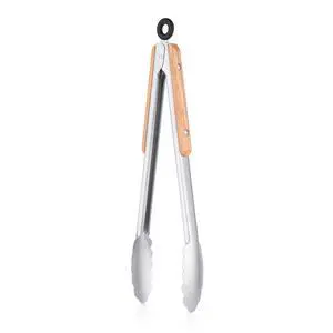 Metal Kitchen Tongs for Cooking - Heat Resistant 1100°F Stainless Steel Tongs with Comfortable Wooden Grips - Perfect for Grill, Salad, Toaster, Cooking, and Serving Food (12-inch) Metal Kitchen Tongs for Cooking - Heat Resistant 1100°F Stainless Steel Tongs with Comfortable Wooden Grips - Perfect for Grill, Salad, Toaster, Cooking, and Serving Food (12-inch)