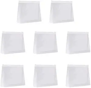 8pcs-Mini Small PVC Transparent Plastic Cosmetic Organizer Bag Pouch With Zipper Closure for Vacation Travel, Bathroom and Organizing Makeup Bag 8pcs-Mini Small PVC Transparent Plastic Cosmetic Organizer Bag Pouch With Zipper Closure for Vacation Travel, Bathroom and Organizing Makeup Bag