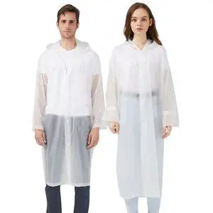 Ponchos Raincoats for Adults Women, Reusable Rain Jacket Coats with Hood for Family Disney Park Travel 2 Pack (Adults, A-white) Ponchos Raincoats for Adults Women, Reusable Rain Jacket Coats with Hood for Family Disney Park Travel 2 Pack (Adults, A-white)