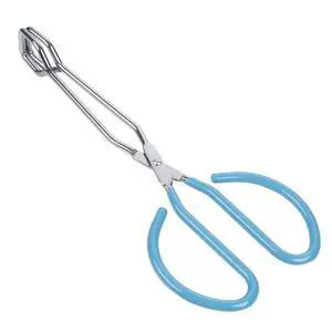 Scissor Tongs Heavy Duty Cooking Tongs with Soft Handles (Stainless Steel, blue 10") Scissor Tongs Heavy Duty Cooking Tongs with Soft Handles (Stainless Steel, blue 10")