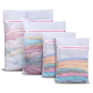 Upgraded Coarse Mesh Laundry Bag - Wash Delicate Lingerie, Garment & Shoe Storage, Travel Essentials - Durable & Breathable4Pcs, MIAETFH Upgraded Coarse Mesh Laundry Bag - Wash Delicate Lingerie, Garment & Shoe Storage, Travel Essentials - Durable & Breathable4Pcs, MIAETFH