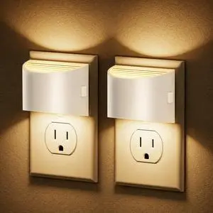 LED Night Lights Plug into Wall 2 Pack, Automatic Night Light | Dusk to Dawn Sensor Nightlight, 0-100LM Brightness Adjustable Nightlight for Kids Bedroom Hallway Kitchen LED Night Lights Plug into Wall 2 Pack, Automatic Night Light | Dusk to Dawn Sensor Nightlight, 0-100LM Brightness Adjustable Nightlight for Kids Bedroom Hallway Kitchen