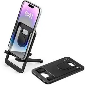 Phone Stand for Desk Foldable Desktop Holder Adjustable Phone Mount | Portable Tabletop Nightstand Recording Holder for iPhone 17 16 15 Pro Max iPad mini Galaxy S25 S24 Kindle Fire and Paperwhite Phone Stand for Desk Foldable Desktop Holder Adjustable Phone Mount | Portable Tabletop Nightstand Recording Holder for iPhone 17 16 15 Pro Max iPad mini Galaxy S25 S24 Kindle Fire and Paperwhite