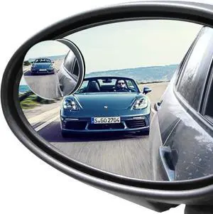 Blind Spot Mirror, 2 inch Rearview Convex Side Mirrors for Cars SUV Truck Van Stick on 3M Adhesive, Rear View HD Glass Frameless Sway Rotate adjustable Wide Angle 2PCS (Round) Blind Spot Mirror, 2 inch Rearview Convex Side Mirrors for Cars SUV Truck Van Stick on 3M Adhesive, Rear View HD Glass Frameless Sway Rotate adjustable Wide Angle 2PCS (Round)